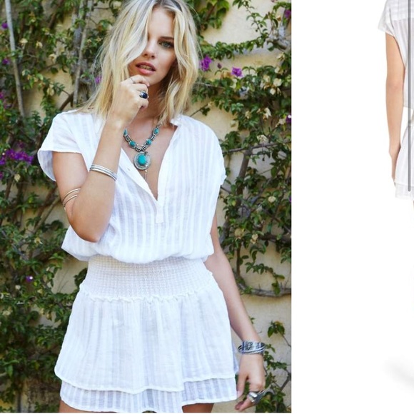 rails angelina dress white